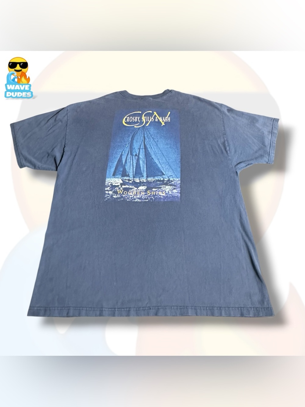 Men’s Hanes Crosby, Stills & Nash Wooden Ships T-Shirt